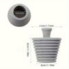 1pc Leak-Proof Silicone Drain Plug Conical Screw Plug for Bathroom Sink & Bathtub Drain Cover for Shower, Sink, Modern Bathroom Accessory