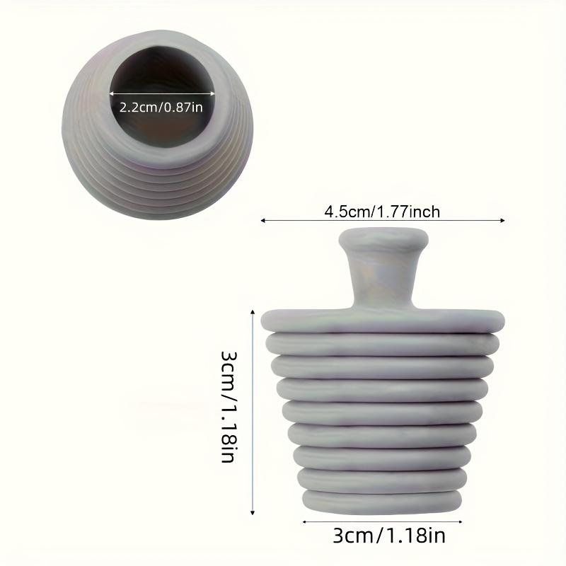 1pc Leak-Proof Silicone Drain Plug Conical Screw Plug for Bathroom Sink & Bathtub Drain Cover for Shower, Sink, Modern Bathroom Accessory