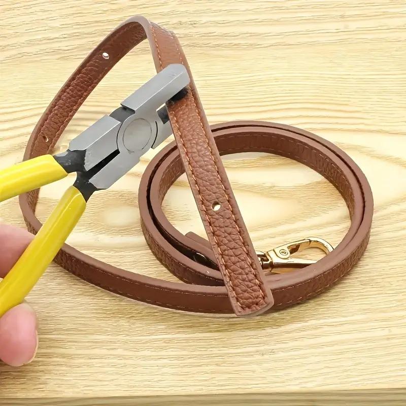 

Heavy-Duty Carbon Steel Hole Punching Pliers With Versatile Strap Belt & Shoelace Openings - Ideal For Watches, Sandals, Tags - United States