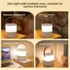 Rechargeable Touch LED Night Light Warm Soft Light Eye-Care Bedside Lamp for Bedroom Sleep Atmosphere Lighting