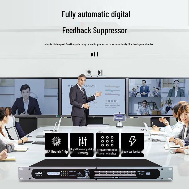 SAST Professional Conference Room Audio System VD202/SH413 CN Plug (adapter Included)