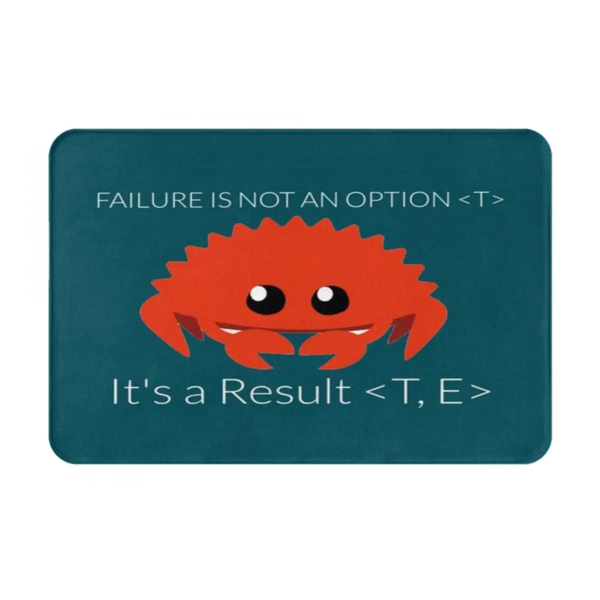 

Humorous Crab Motivational Floor Mat - Fun and Inspirational Décor for Home Offices, Perfect for Boosting Morale and Creativity 40x60cm