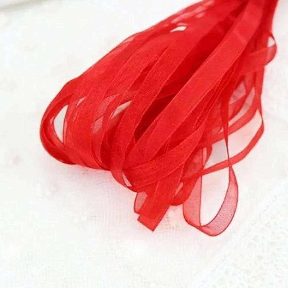Nastri in Filo a Coda di Pesce da 10 Iarde Bordo Ondulato Pieghettato Nastro in Chiffon Materiale per Confezionamento Regali Decorazioni Fiori per Matrimoni Feste di Compleanno Fai da Te
