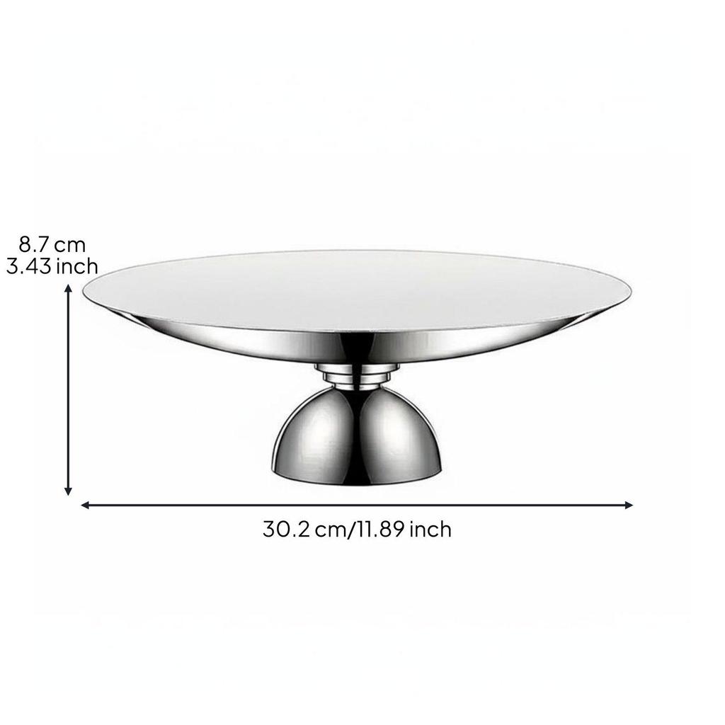 Stainless Steel Fruit Dish Multi-Purpose Tableware Mirror Finish for Living Room