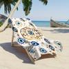Hamsa-Auge Design Großes Schnelltrocknendes Strandtuch, Polyester für Surfen Schwimmen Yoga Sommer