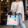Cute Dessert Print Tote Bag Stylish Daily Shopping Handbag Casual Reusable Shoulder Bag for Women