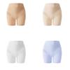 Women's Seamless Ice Silk Safety Shorts - Foundation Color, Invisible, Anti-Exposure, Wear Without Underwear, 3-in-1 Base Layer.