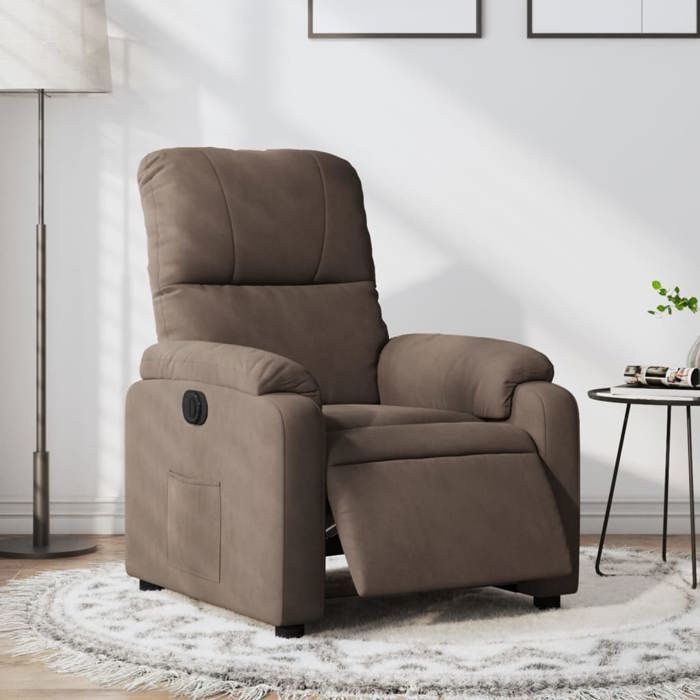 VidaXL Fauteuil Inclinable Électrique, Chaise de Relaxation avec Dossier et Repose-pied Réglables, Siège de Salon Salle de 3204914
