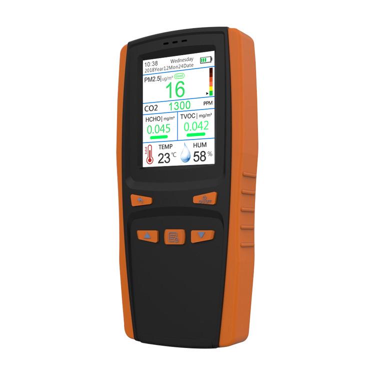 Formaldehyde, CO2, PM2.5 Detector & Thermohygrometer