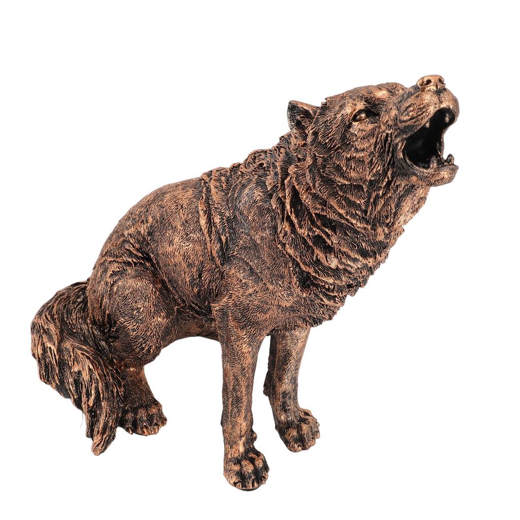 Wolf Statue Resin Innovative Wolf Collectible Decoration Figurine for Home and Office