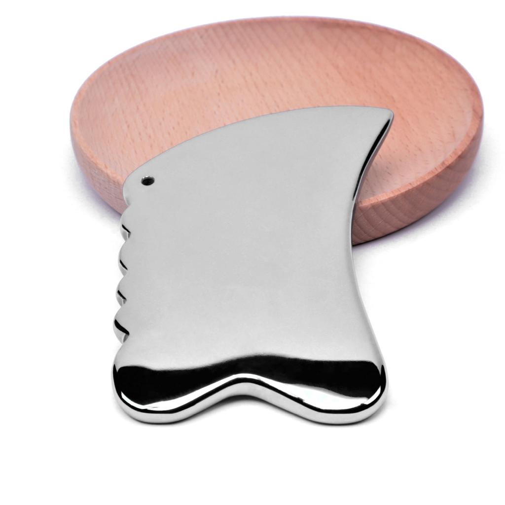 100x60x6mm Terahertz Schabbrett Energiestein Meridian Rücken Schabplatte Massagegerät für Zuhause