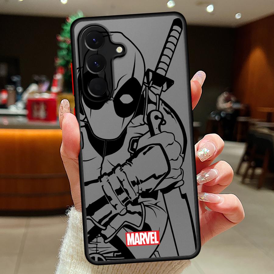 Case for Samsung Galaxy A73 A33 A34 A36 A17 A52 A52S A72 A53 A16 A15 A35 A14 A23 A54 A56 A55 Phone Cover Marvel Sipiderman