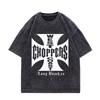 Paul Walker tričko West Coast Choppers Vintage vyprané tričko Pánské Dámské Hip Hop streetwear Oversized krátký rukáv Bavlněná trička