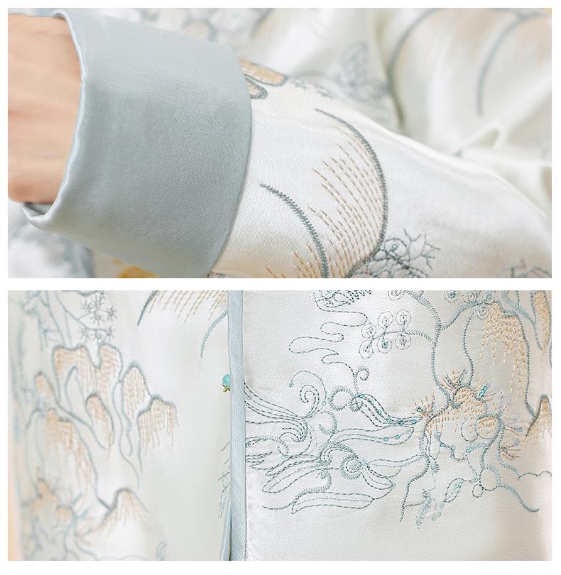 2025 Spring Chinese-Style Women's Sequin Embroidery Frog Button Retro Short Jacket