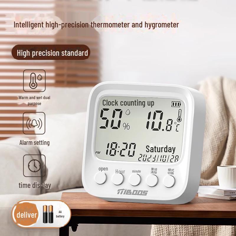 

Высокоточный комнатный термометр и гигрометр для детской комнаты - точный дисплей температуры