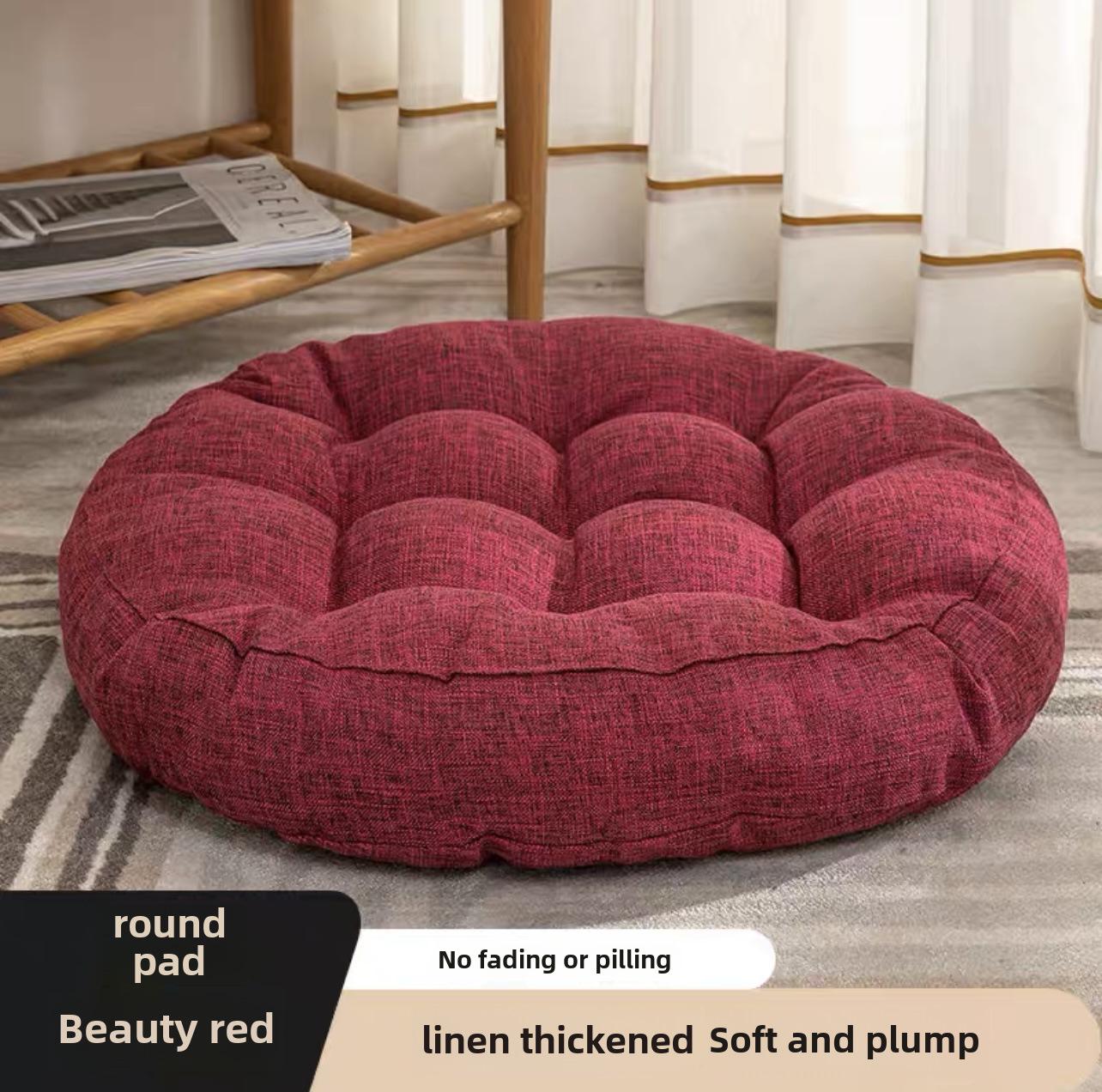 Эргономичная подушка для стула-татами для офиса и гостиной Large Round 55cm Thick 10-12cm 2540₽