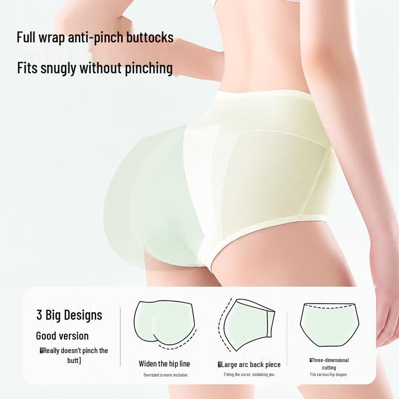 Women's Ice Silk Mesh Leak-Proof Period Underwear