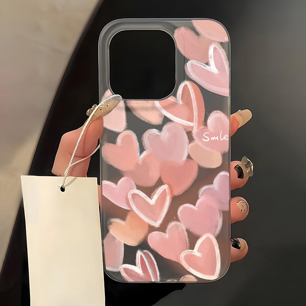 Soft TPU Matte Phone Case for iPhone 13 Funda iPhone 16 Pro Max 15 11 14 Plus 12 Mini 16promax 13promax Flower Transparent Cover