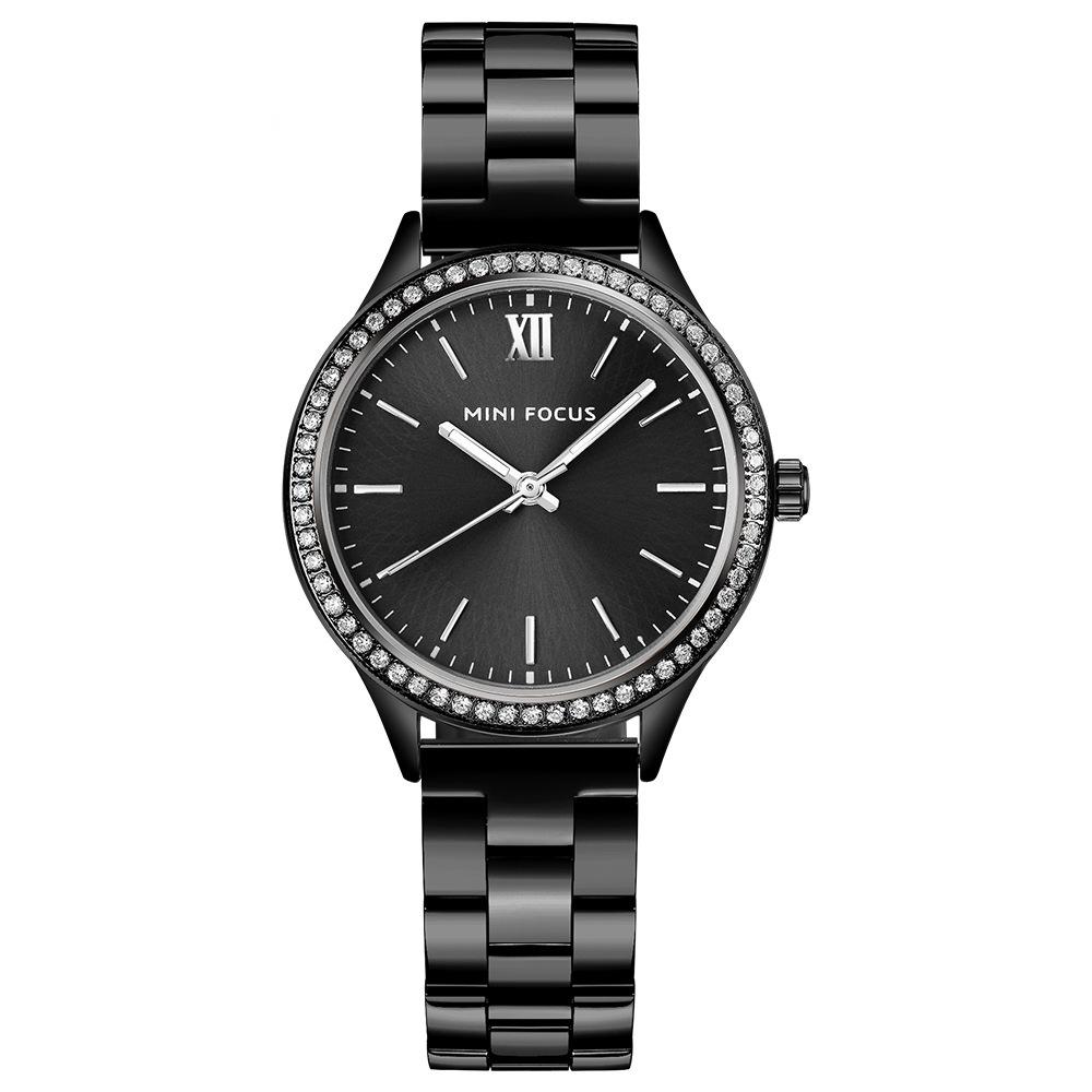 Ladies Watch Japanese Movement Luminous Waterproof Steel Strap Butterfly Buckle