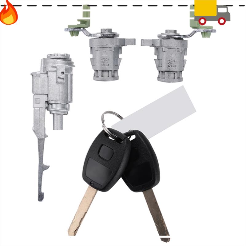Car Door Lock Cylinder Switch Ignition Barrel Lock Set With Key 72185-S9A-013 For Honda Civic CRV 2002-2006 72185S9A013
