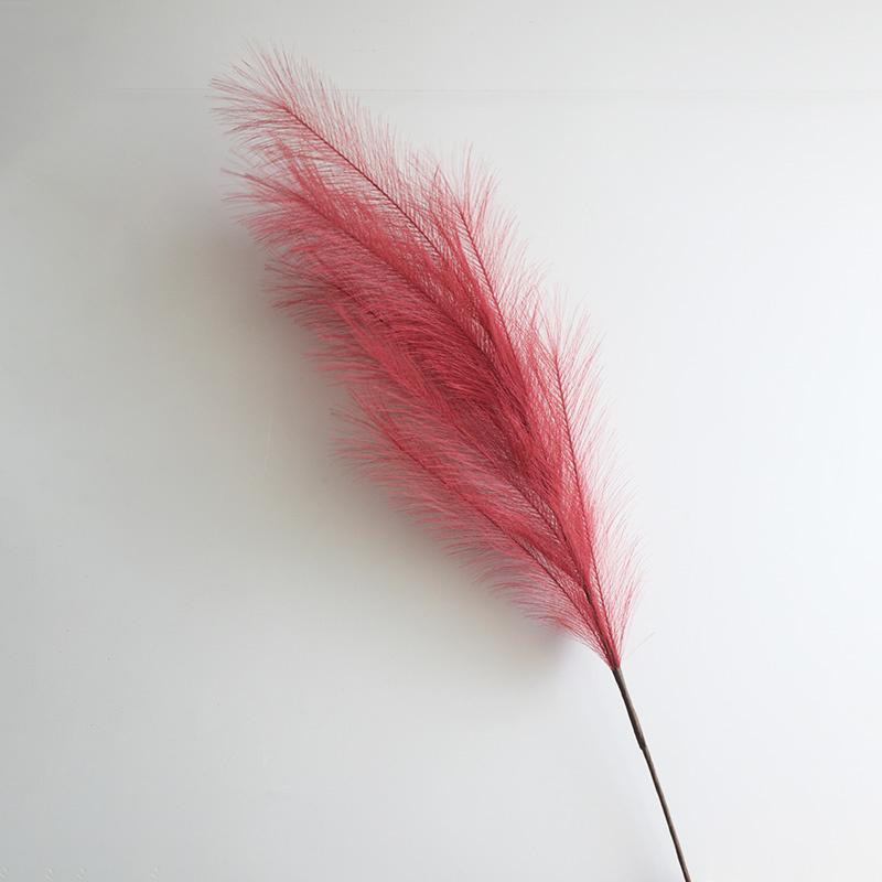 100cm Artificial Pampas Grass Fluffy Fake Reed Flowers 1pc Home Bedroom Party Decoration Wedding Decor Accessories Faux Flowers