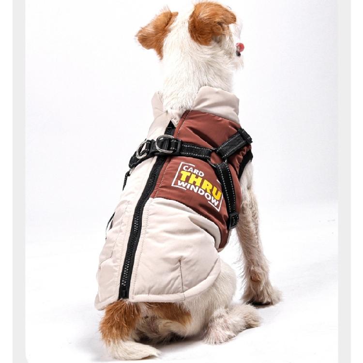 Large Dog Cotton Coat Waterproof Windproof Comfort 2 Leg Clothes Thicken Warm Jackets for Outdoor Walking Running