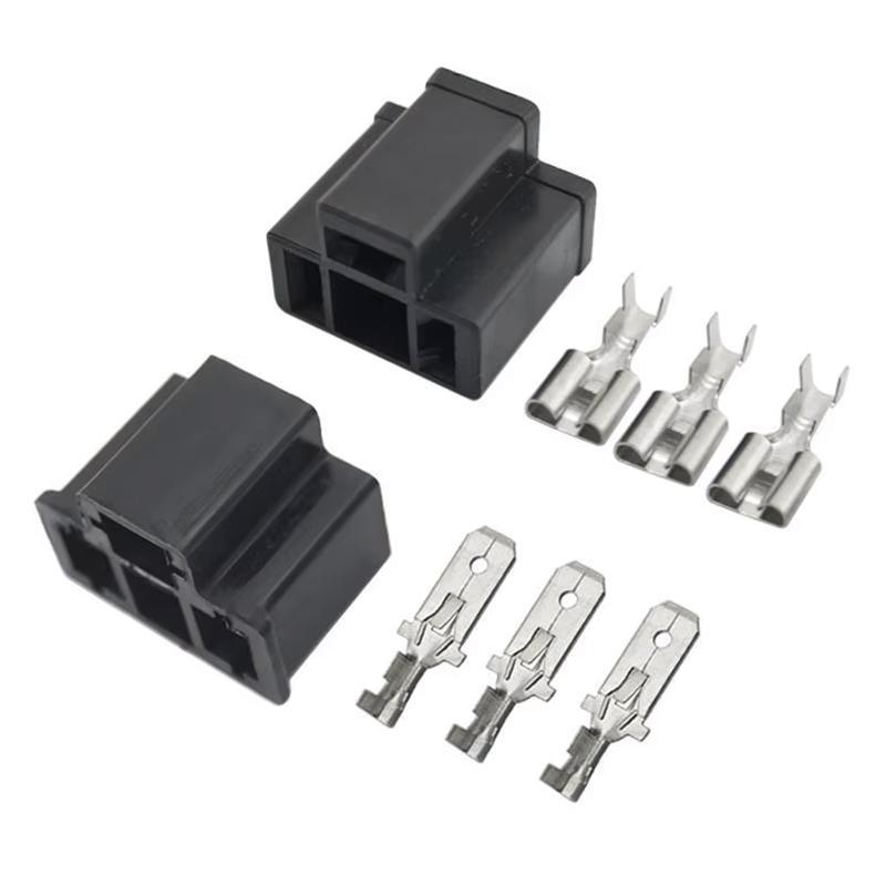 H4/Hb2/9003 Lamp Holder Connector Terminal Motorcycle Automotive Light Plug Socket Connector Terminal