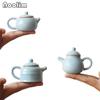 Mini Kiln Porcelánová konvice Keramická konvička na konvice na čaj Malá čajová zvířátka Ozdoby do čajovny Kuchyňská konvice