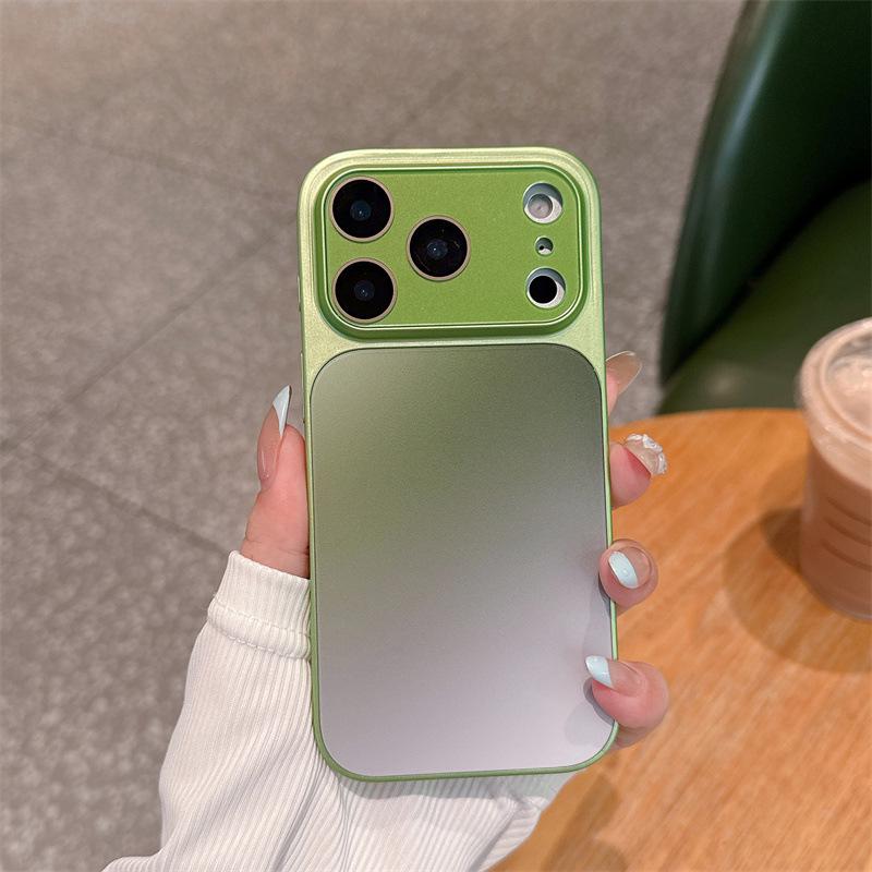 Gradient Frosted Lens Protective Case for iPhone 17 Pro Max - Full Coverage