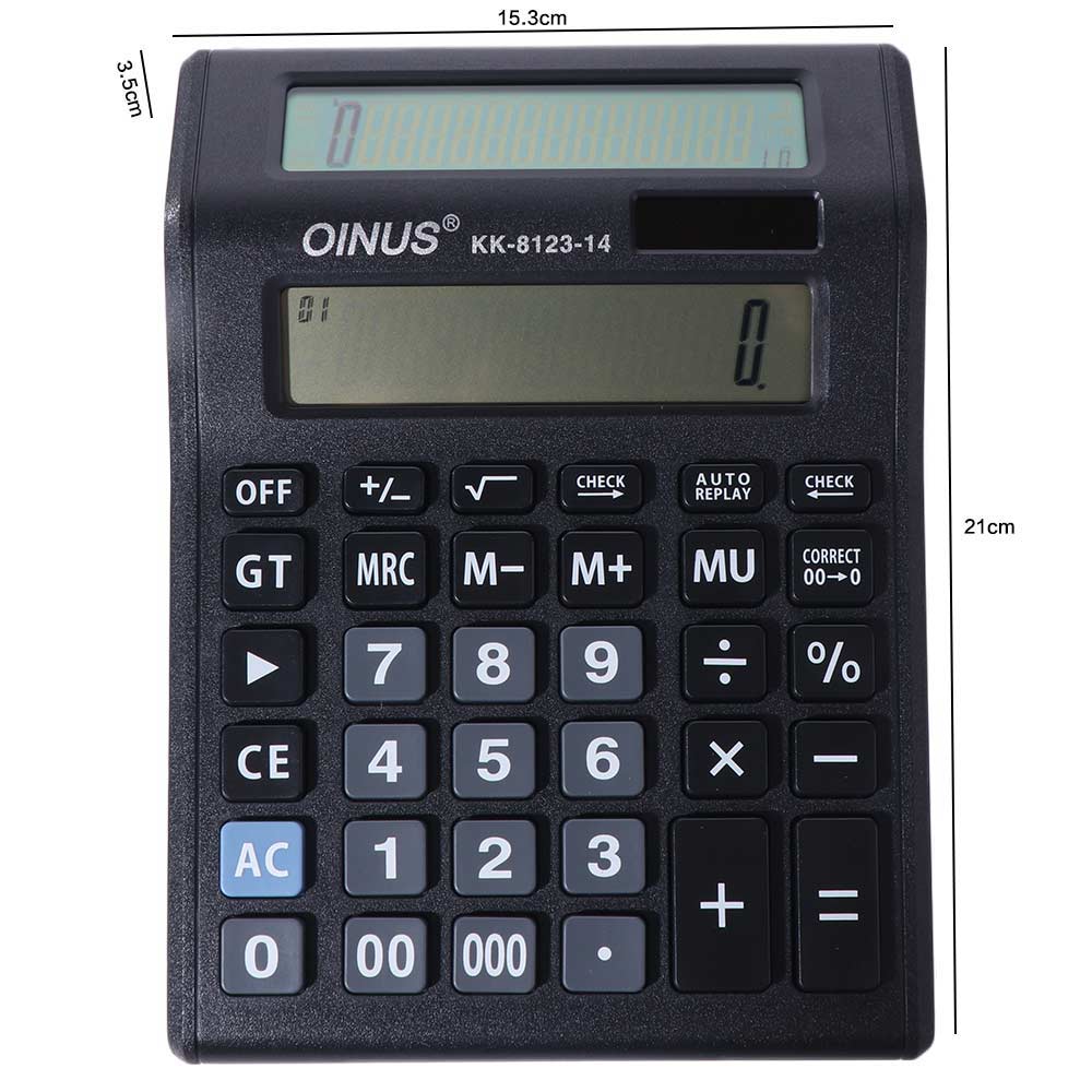 Efficient Calculation Financial Accounter Calculator Multifunctional 14 Digits Calculator  Banking