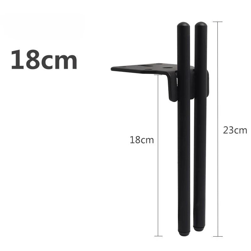 4pcs 13/15/18cm Metal Adjustable Furniture Legs Sofa TV Cabinet Feet Bathroom Cabinet Bed Support Leg Home Replacement Hardware
