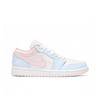 Jordan Air Jordan 1 Top Grain Cow Leather Low Top Vintage Basketball Shoes Unisex Blue Pink Balloons 553560-614(Team1276-)