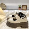 College style fried street high value women single shoes temperament lady Internet celebrity year comfortable Mary Jane shoes