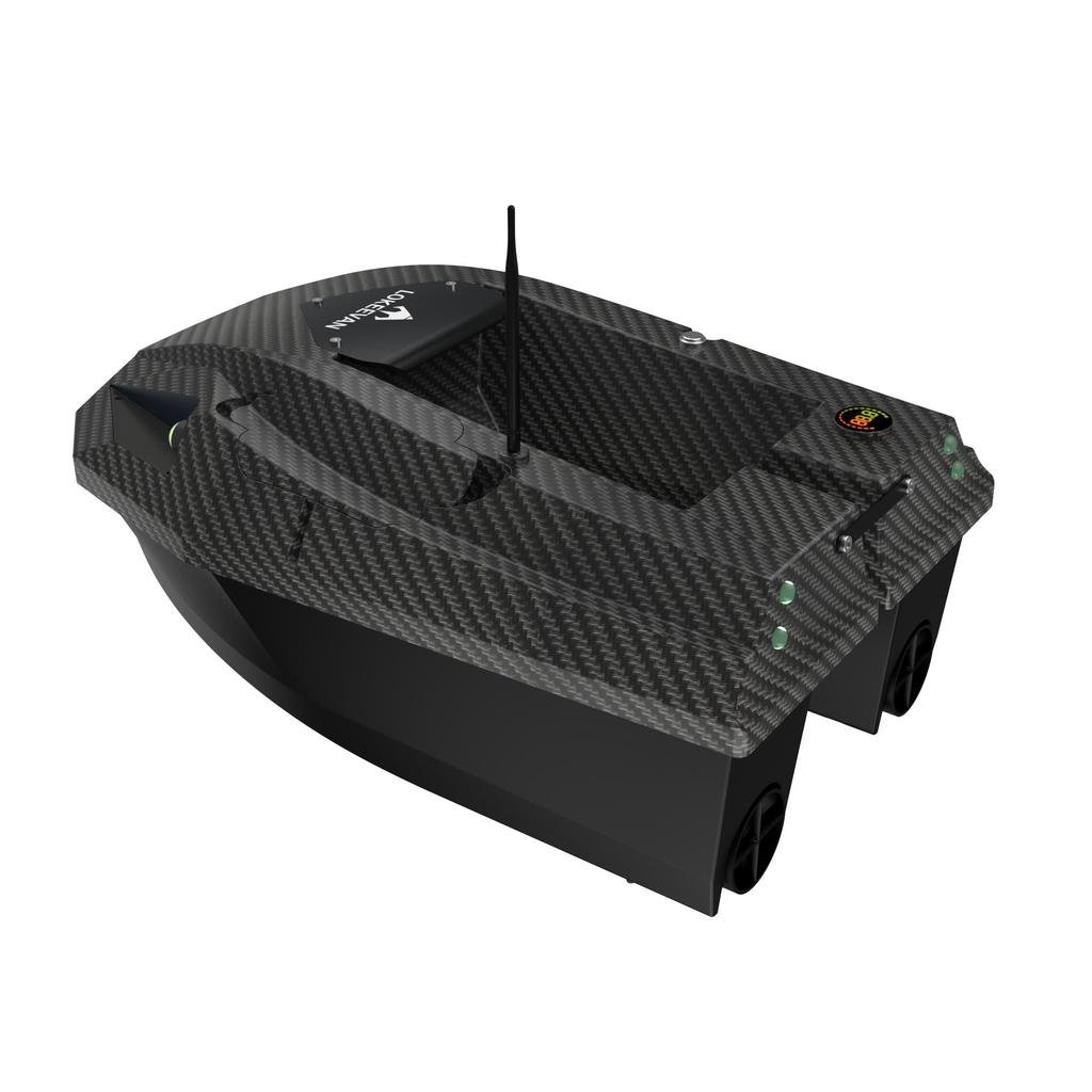 GPS Fishing Bait Boat LOKEEVAN D50B 590 Brushed Motor Dual 15600mAh Battery 2kg Load 500M Remote Control Night Light
