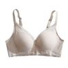 "Japanese 100% Mulberry Silk Seamless Bra for Small Breasts - No Steel Ring, Anti-Sagging Design"