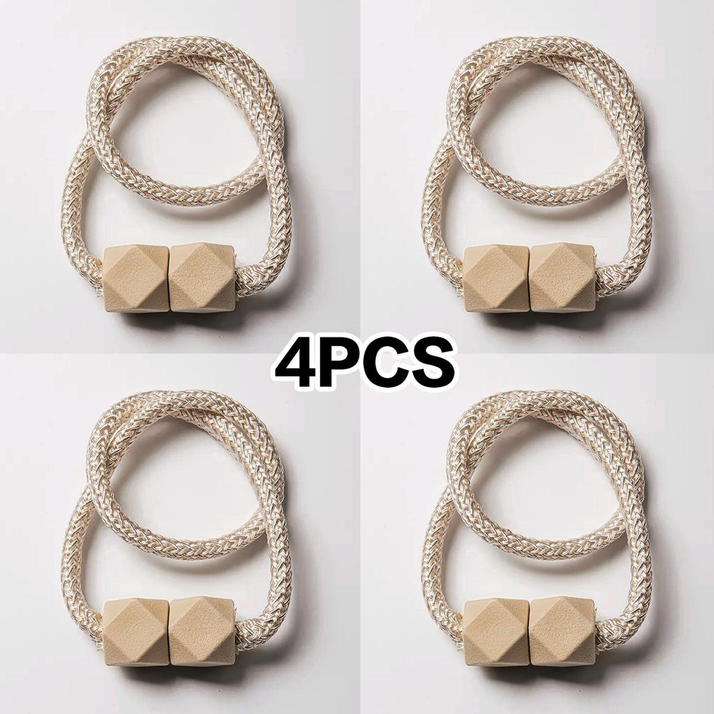 4 ks Moderní minimalistické elegantní magnetické spony na závěsy ve tvaru Rubikovy kostky Výprodej pro ložnici, obývací pokoj, kuchyň