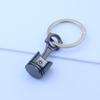 Customized Car Engine Piston Keychain - Metal Automotive Gift Pendant
