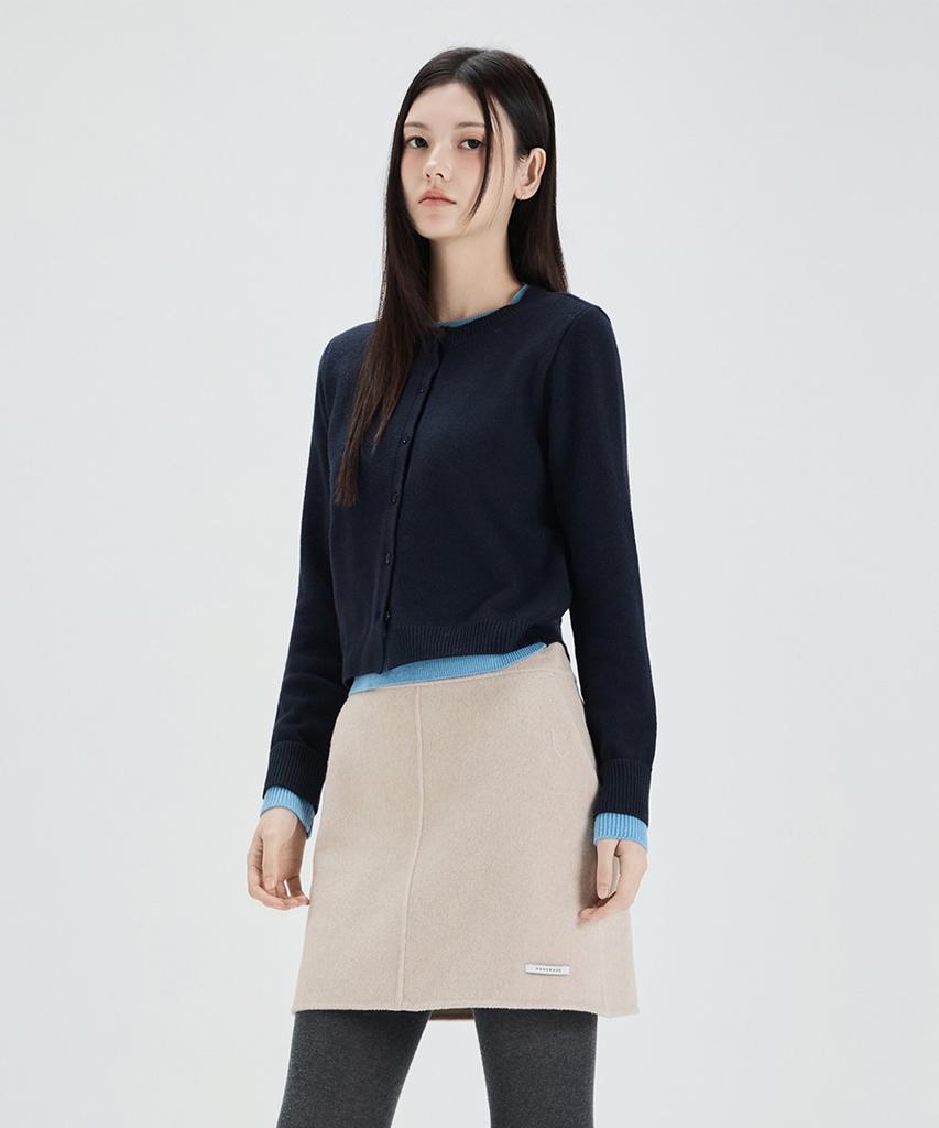 MIXXO Color Block Layered Button Pullover_Miwkag121T