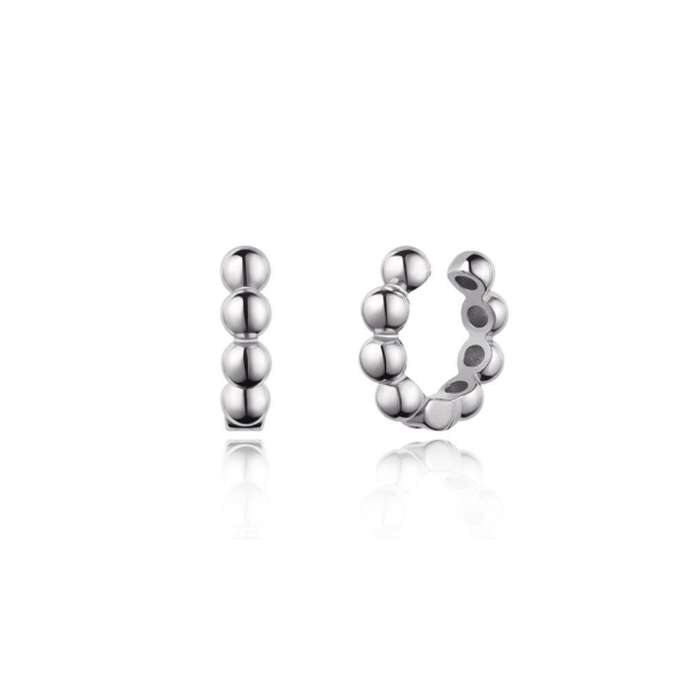 STONEHENGE Silver Single Ear Cuff U0164