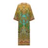 2026 European-American Chic Satin Print Dress: Casual and Stylish