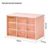 Modular Plastic Desk Organizer and Cosmetic Storage Box