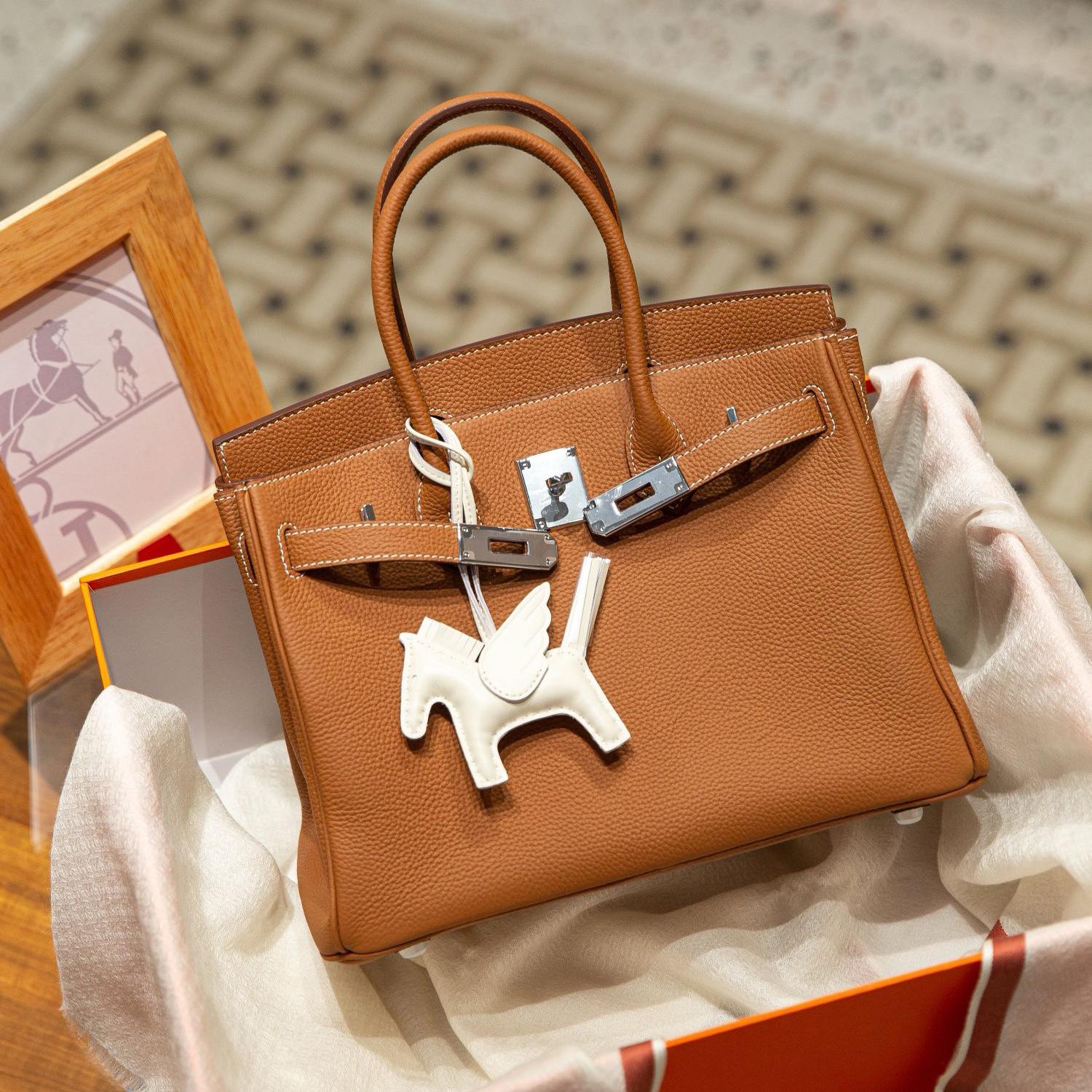 

Сумка-трансформер из коровьей кожи Togo с внутренним швом Safi Thread Platinum с высокой вместимостью 25/30 через плечо 30x17x22cm