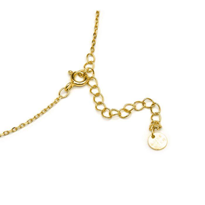 Collier - Remih - Argent 925 - Plaqué Or Jaune 18 Carats - Taille Unique - Multicolore