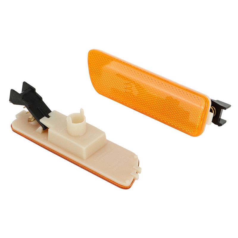 1 Pair Car Front Bumper Side Marker Light Housing Shell for VW Golf MK4 617215181853