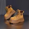 Outdoor Martin Boots Women's 2025 Summer New Popular Breathable Inner Heightening Hollow Pink Small Thick-soled Short Boots