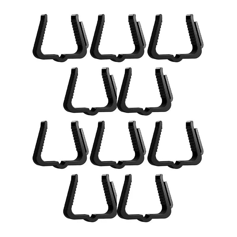 50 Stück Partylicht-Haken Fassadenverkleidungs-Clips Dachrinnen-Traufhaken 4,27cm Weihnachtsdeko Hochzeitsfeier-Deko Zaun Wetterfest Außen