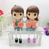 1 Set Hanging Legs Romantic Couple Showpiece | Cute Boy &Girl | Gift for Him/Her, Mother's Day,Home Décor, Living Room,