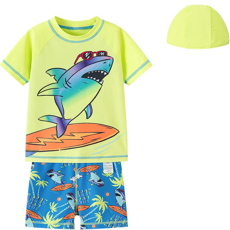 Balabala Boys  Sun Protection Split Swimsuit US 5.5