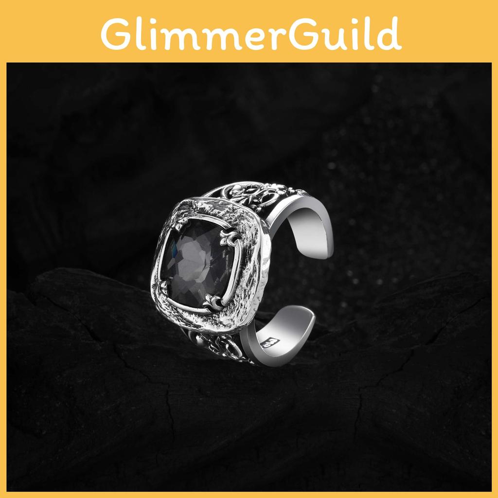 Stylish Minimalist Adjustable Ring For Women With Vintage Copper And Zirconia