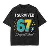 Novelty Lets Get 6 7endy Funny 67 Meme Tshirt Men Round Collar Pure Cotton Washed T Shirt  Short Sleeve Tees Printed Clothing